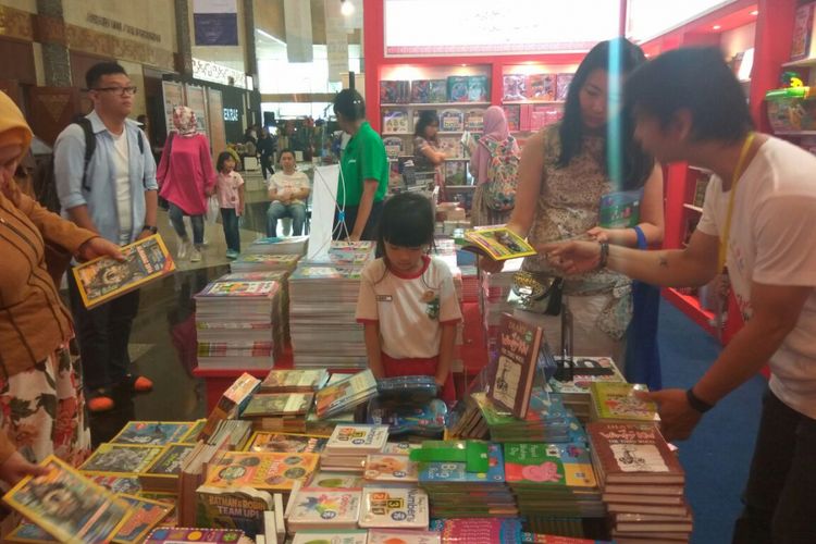 Pameran buku berskala internasional di JCC berlangsung tanggal 6-10 September 2017.