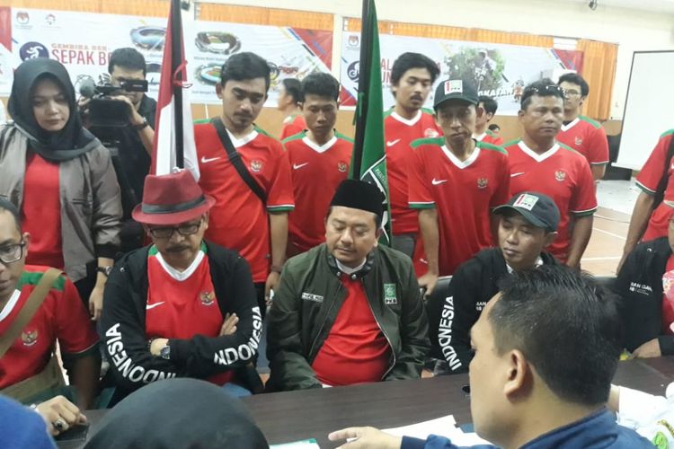 Lembaga Pemenangan Pemilu (LPP) DPW Partai Kebangkitan Bangsa (PKB) Jawa Barat mendaftarkan 120 bakal calon anggota legislatif (Bacaleg)-nya ke KPU Jabar, Minggu (15/7/2018).