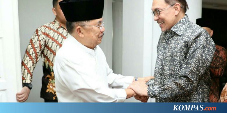 Terima Anwar Ibrahim, Kalla Bahas Suasana Terkini di Malaysia