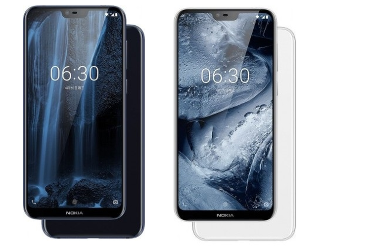 Nokia X6 yang dirilis global di Hongkong dengan nama Nokia 6.1 Plus