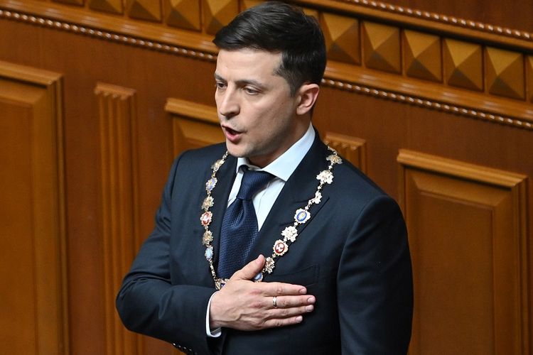 Presiden Ukraina Volodymyr Zelensky.