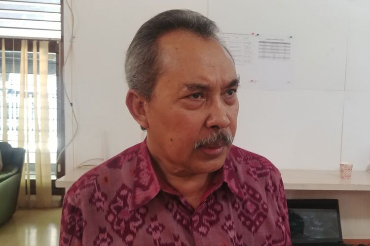 Peneliti LIPI Syamsuddin Haris saat menghadiri survei Populi Center, di Jakarta, Kamis (7/2/2019). 