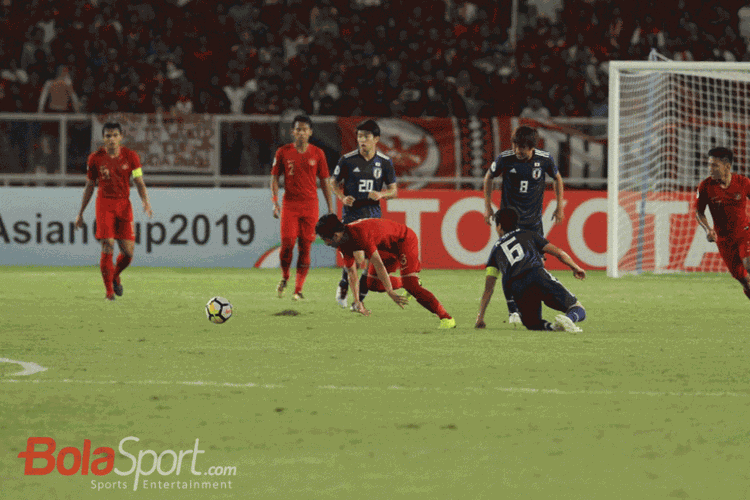 Duel Timnas U-19 Indonesia vs Jepang pada perempat final Piala Asia U-19 2018 tersaji di Stadion Utama Gelora Bung Karno, 28 Oktober 2018. 