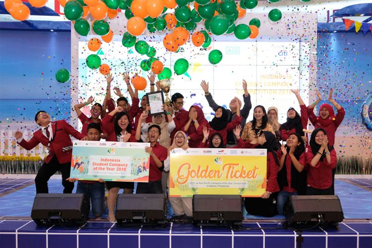 SMAN 3 Semarang berhasil memenangkan kompetisi Indonesia Student Company of the Year 2018 