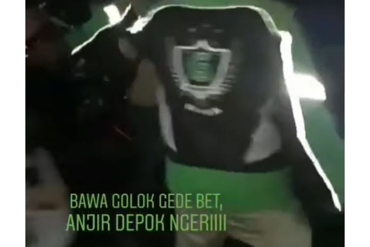 Komplotan begal di Jalan Margonda Depok, Rabu (14/5/2019).