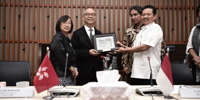 Pemerintah Indonesia dan Pemerintah Wilayah Administratif Khusus Hongkong, Republic Rakyat Tiongkok, menindaklanjuti kerja sama kedua pihak dalam bidang kebudayaan (20/8/2018)