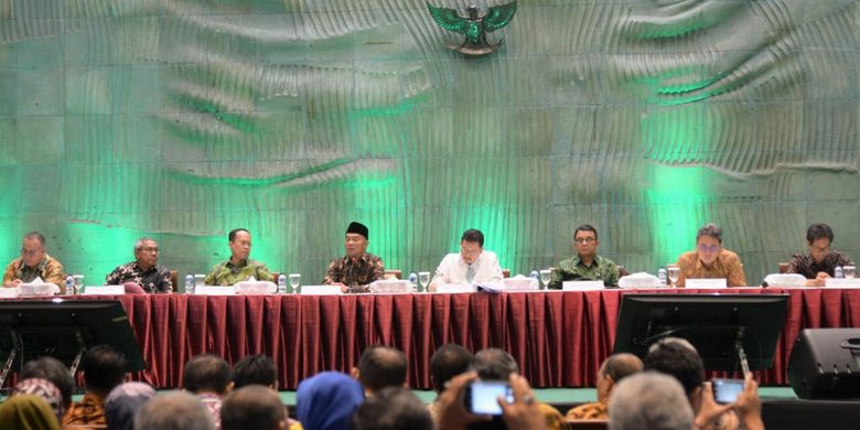 Rapat Koordinasi Zonasi Pendidikan di Gedung Plaza Insan Berprestasi Kemendikbud, Jakarta, Selasa (2/7/2019).