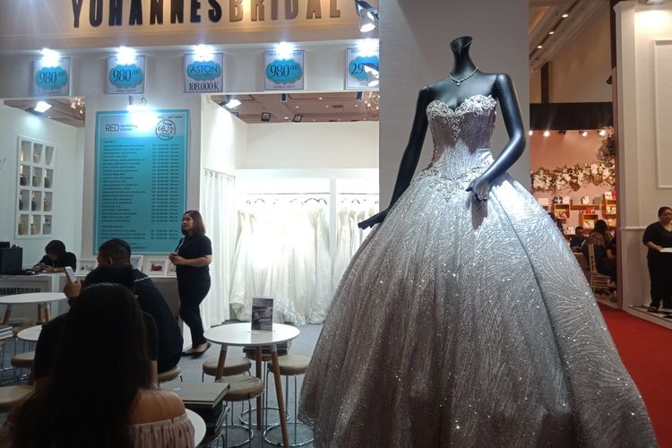 Sebanyak 20 kategori vendor tersedia pada gelaran Indonesia Dream Wedding Festival di JCC Senayan, Jakarta Pusat, Jumat (25/1/2019). 