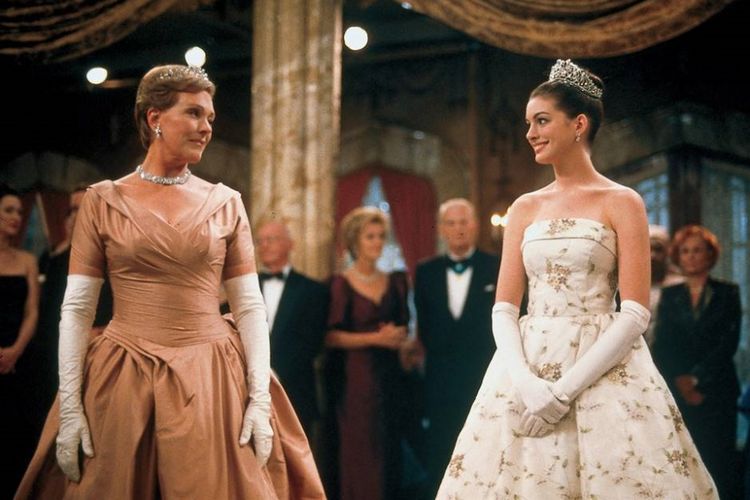Salah satu cuplikan film The Princess Diaries yang dibintangi Anne Hathaway dan Julie Andrews.