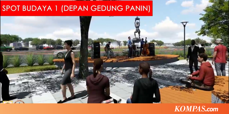 Spot Budaya di Trotoar Sudirman-Thamrin Perlu Dikaji Ulang