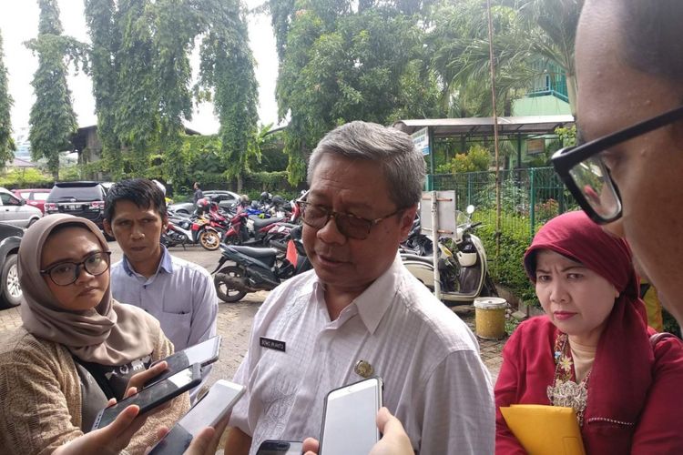Pelaksana tugas Kepala Dinas Pendidikan DKI Jakarta Bowo Irianto di kompleks pendidikan Al Kamal, Jakarta Barat, Jumat (25/1/2019).