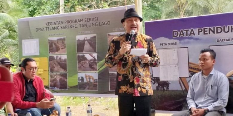 Wakil Ketua Komisi IV DPR RI Michael Wattimena melakukan kunjungan kerja spesifik di Desa Talang Sari, Kec. Tanjung Lago, Banyuasin, Sumatera Selatan