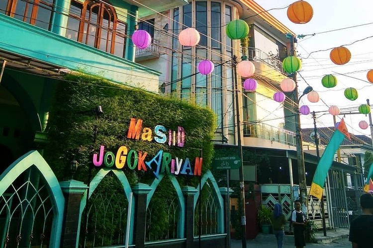 Masjid Jogokariyan di Jalan Parangtritis, Yogyakarta.