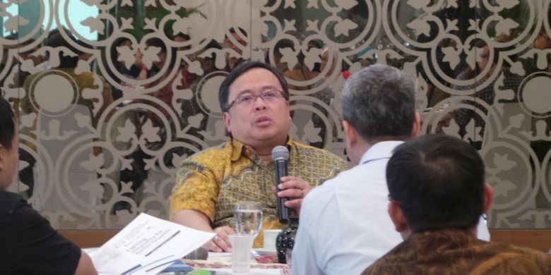 Menteri Perencanaan Pembangunan Nasional atau Kepala Bappenas Bambang Brodjonegoro, di Kantor Bappenas, Menteng, Jakarta Pusat, Jumat (4/8/2017). 