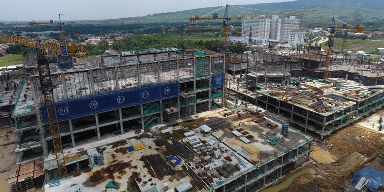 Lokasi pembangunan proyek AEON Mall di kawasan Sentul City, Bogor.