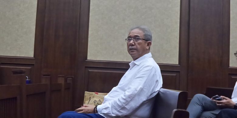 Mantan Direktur Utama PT Duta Graha Indah, Dudung Purwadi di Pengadilan Tipikor Jakarta, Rabu (8/11/2017).