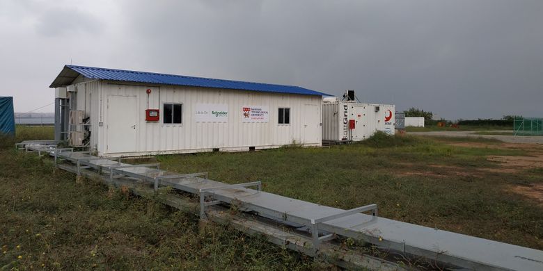 Suasana Pulau Semakau, Singapura, pada Rabu (19/9/2018). Di pulau tersebut, terdapat sistem mikrogrid yang dikembangkan Nanyang Technological University (NTU) dengan mitra swasta, antara lain Schneider Electric dan Engie.