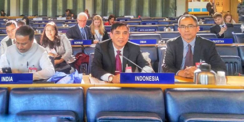 Perwakilan Indonesia dalam sidang Comittee on World Food Security (CFS) ke-45 di Roma, Italia pada 15-19 Oktober 2018. 