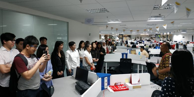 Perhimpunan Pelajar Indonesia (PPI) melakukan kunjungan ke Kompas Gramedia Group pada 8 Januari 2018 lalu. 