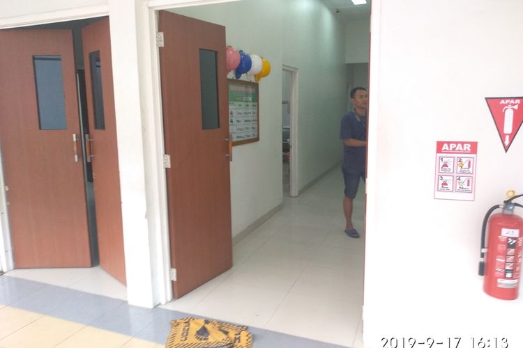 Jasad AG di Ruang Jenazah RSUD dr Soedjati Purwodadi, Grobogan, Jateng, Selasa (17/9/2019)