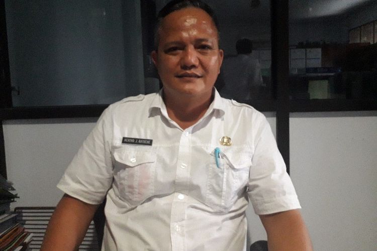 Kepala Sub Bagian Umum dan Perlengkapan RSJ Ratumbuysang Hertho Katuche, saat diwawancara Kompas.com, di ruang kerjanya, Rabu (30/01/2019).
