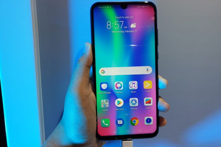 Tampilan muka Honor 10 Lite