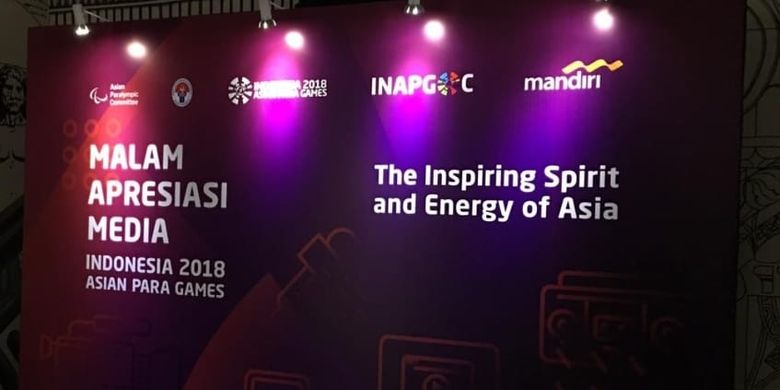 Malam Apresiasi Media Indonesia 2018 Asian Para Games di Empirica, SCBD Jumat (21/12/2018) mulai pukul 19.00 WIB.