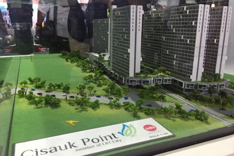 Cisauk Point, proyek apartemen dan rusun yang dikembangkan PT Adhi Karya di Stasiun Cisauk.