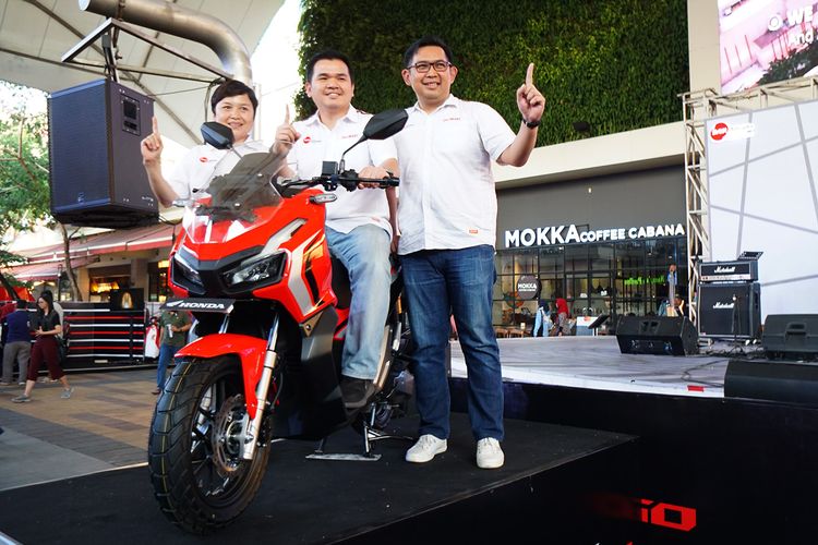 Honda ADV 150 meluncur di Jawa Barat