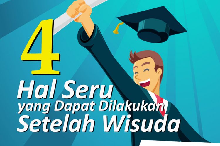 Infografik: 4 Hal Seru yang Dapat Dilakukan Setelah Wisuda