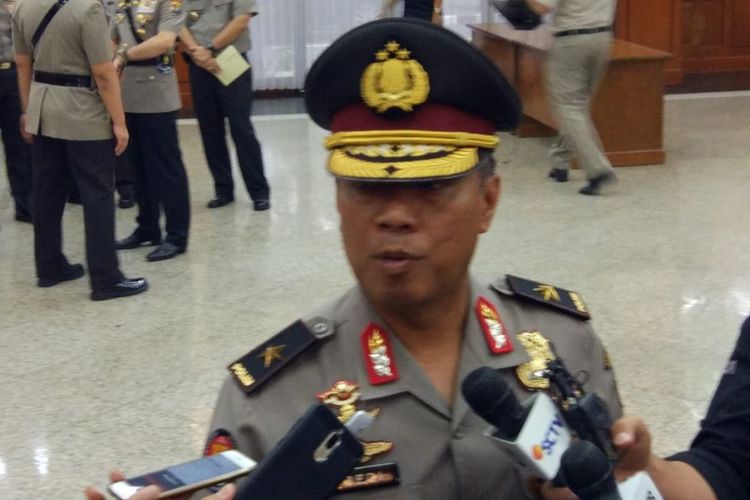 Kepala Biro Penerangan Masyarakat Polri Brigjen (Pol) Dedi Prasetyo di Gedung Rupatama Mabes Polri, Jakarta Selatan, Senin (26/11/2018).