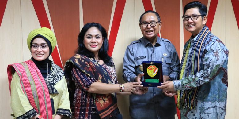 Anggota DPR Komisi X dan Perjabat dari Kementerian Pariwisata, saat bertemu dengan Wakil Gubernur NTT, Josef Nae Soi di Kupang, Selasa (26/3/2019).