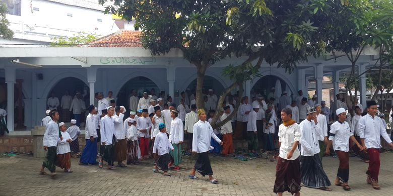 Suasana di Pondok Pesantren Miftahu Falahil Mubtadiin, Kasembon, Kabupaten Malang, Sabtu (16/3/2019)