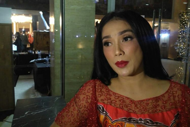 Ussy Sulistiawaty saat ditemui dalam sebuah acara pariwisata di Hotel Indonesia Kempinski, Jakarta Pusat, Senin (26/11/2018).