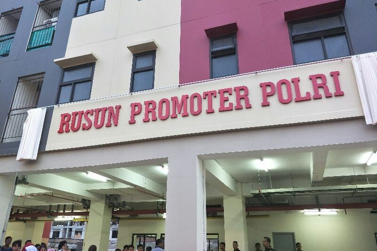 Rusun Promoter Polri di Jalan Daan Mogot, Jakarta Barat diresmikan pada Rabu (28/11/2018) oleh Gubernu DKI Jakarta Anies Baswedan dan Kapolda Irjen Idham Aziz .