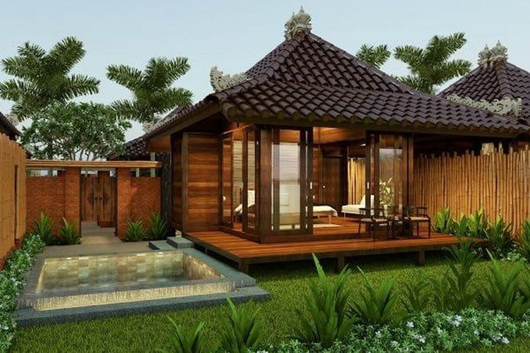 Rancangan Villa Kayangan di Tegallalang Ubud.