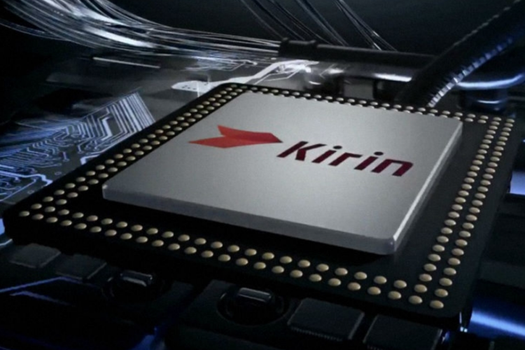 Ilustrasi chip Huawei Kirin