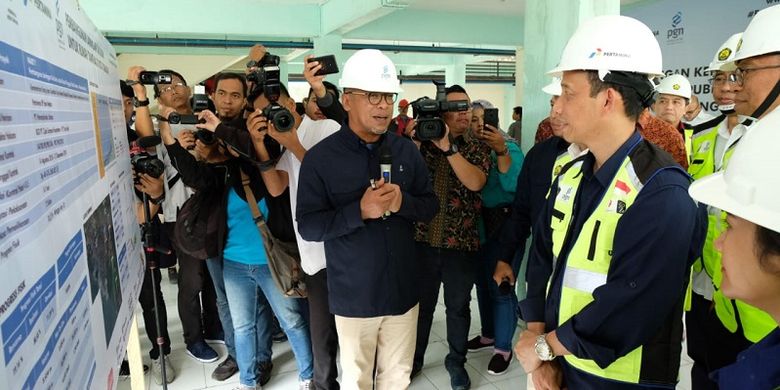 Dilo Seno Widagdo saat menjelaskan Proyek Jaringan Gas Rumah Tangga (Jargas) di Tarakan