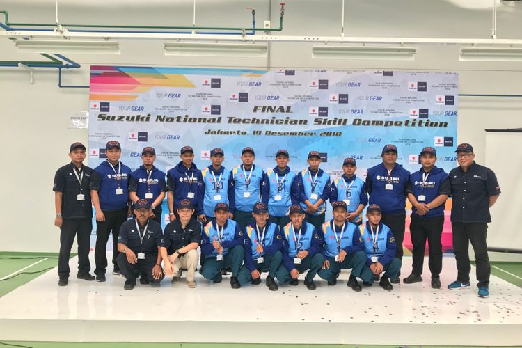 10 Finalis Suzuki National Technician Skill Competition 2018.