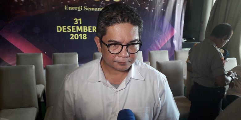 Wakil Direktur PT Pembangunan Jaya Ancol Teuku Sahir Syahali saat konerensi pers di Jakarta, Kamis (20/12/2018).