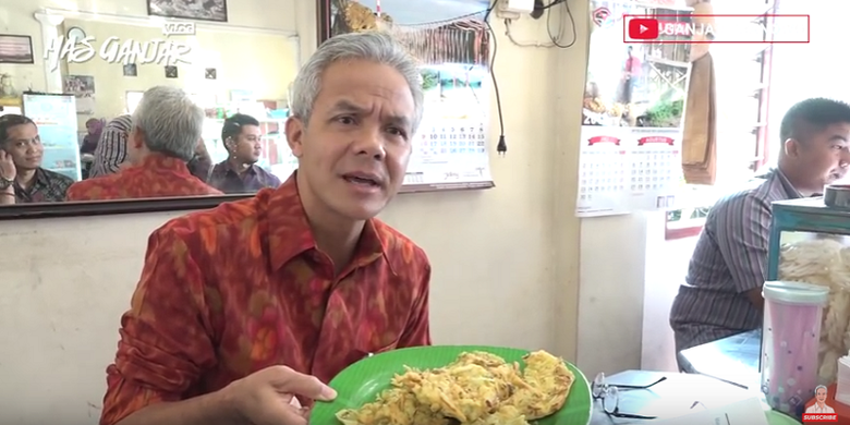 Vlog Ganjar Pranowo jadi referensi pemburu kuliner Jateng