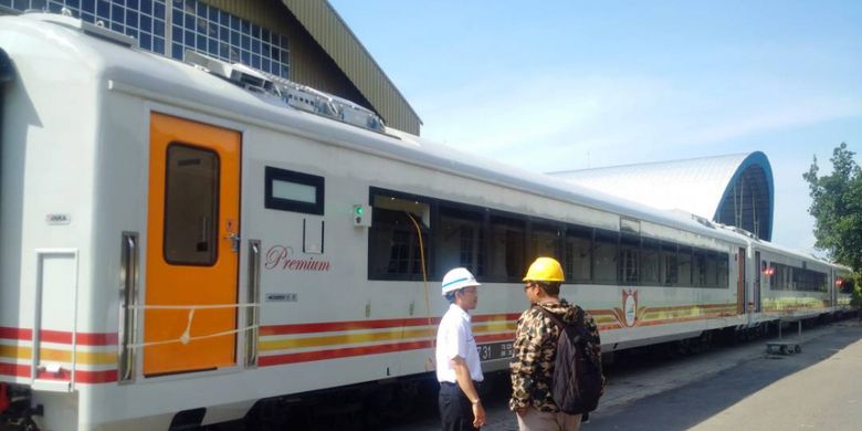 Inilah kereta premium milik PT Kereta Api Indonesia buatan PT INKA yang akan digunakan untuk mengangkut penumpang mudik lebaran tahun 2017. 