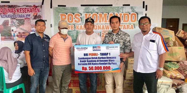 Lewat program BRI Peduli, bank BRI salurkan bantuan korban banjir Sulteng dan Kaltim