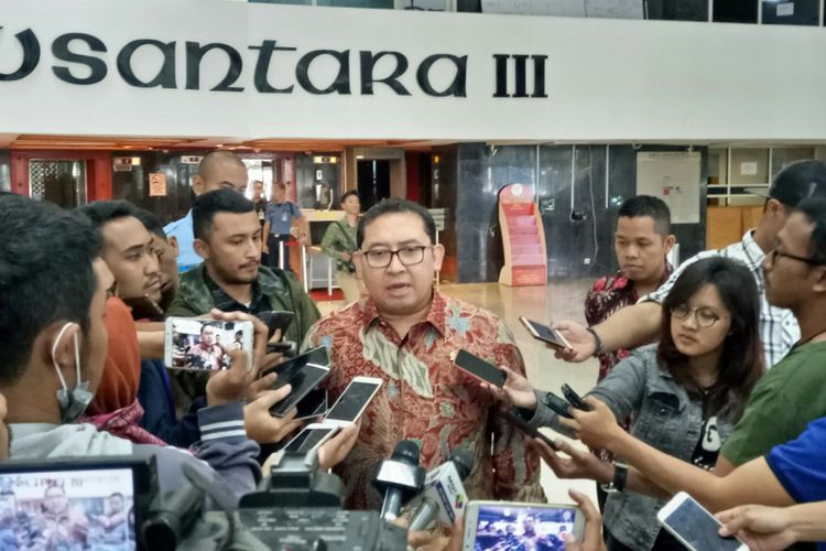 Wakil Ketua Umum Partai Gerindra Fadli Zon di Kompleks Parlemen, Senayan, Jakarta, Jumat (4/8/2017)