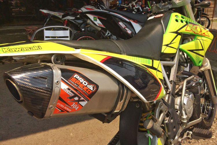 Modifikasi KLX 2013 untuk harian