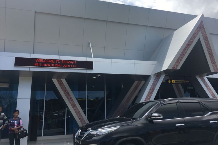 Bandara Silangit resmi menjadi bandara internasional, Silangit, Tapanuli Utara, Sumatera Utara, Sabtu (28/10/2017).