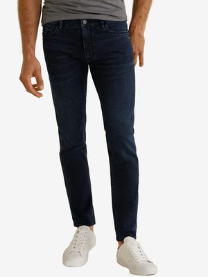 Mango Man Skinny-Fit Bluish Wash Jude Jeans Rp 649.000.