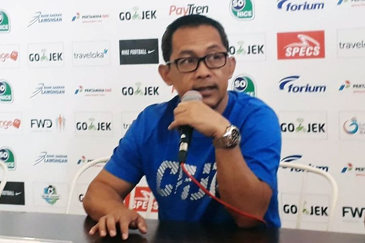 Pelatih Persela Lamongan, Aji Santoso.