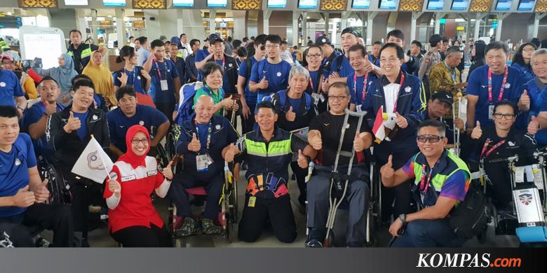 Tangis Haru Warnai Kepulangan Peserta Asian Para Games 2018