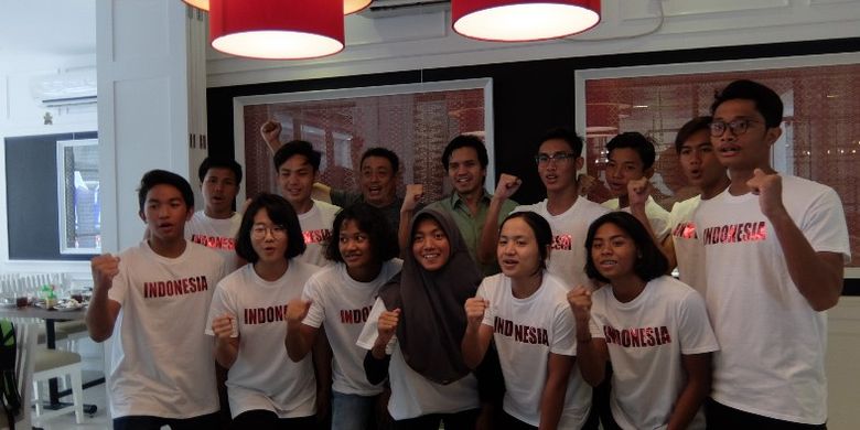 Tim renang Indonesia ke 41st SEA Age Group Championship 2017